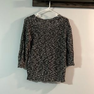Black and white New York and Company sweater